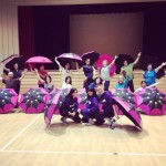 World Umbrella Dance rehearsal