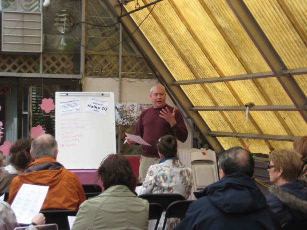 Michael Dylan Welch gives a Haiku workshop at the Glass House during Sakura Days April 6 2013