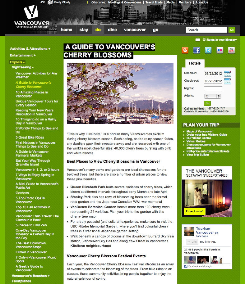   Tourism Vancouver – March 13
