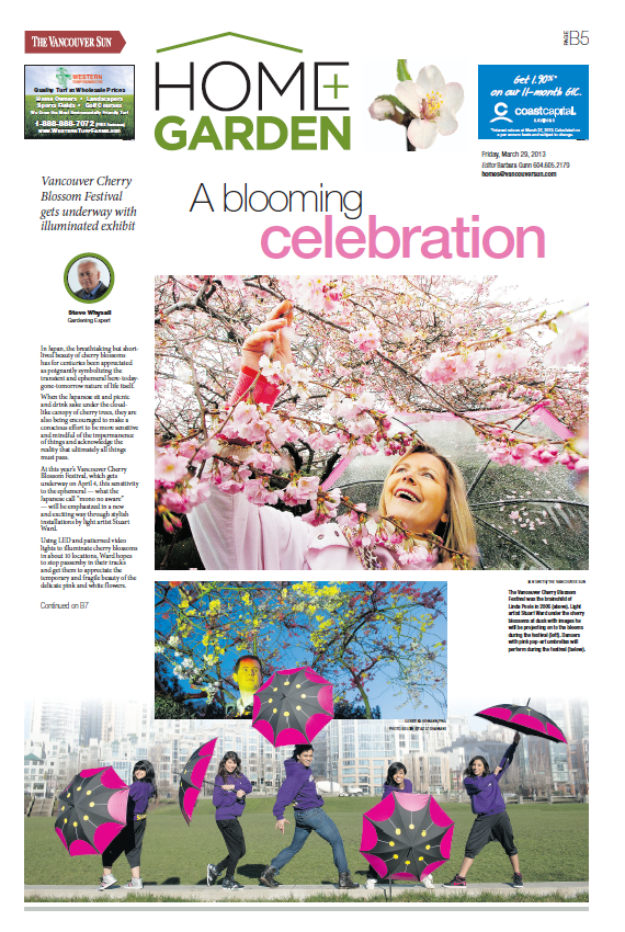 Print – The Vancouver Sun B5 – March 29, 2013