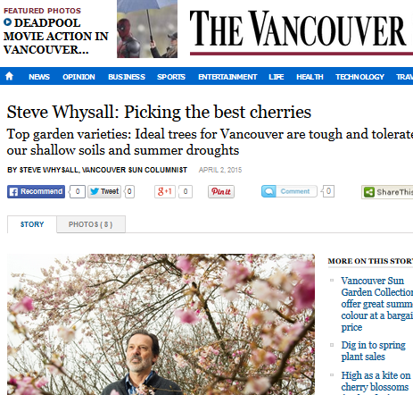Vancouver Sun April 3, 2015