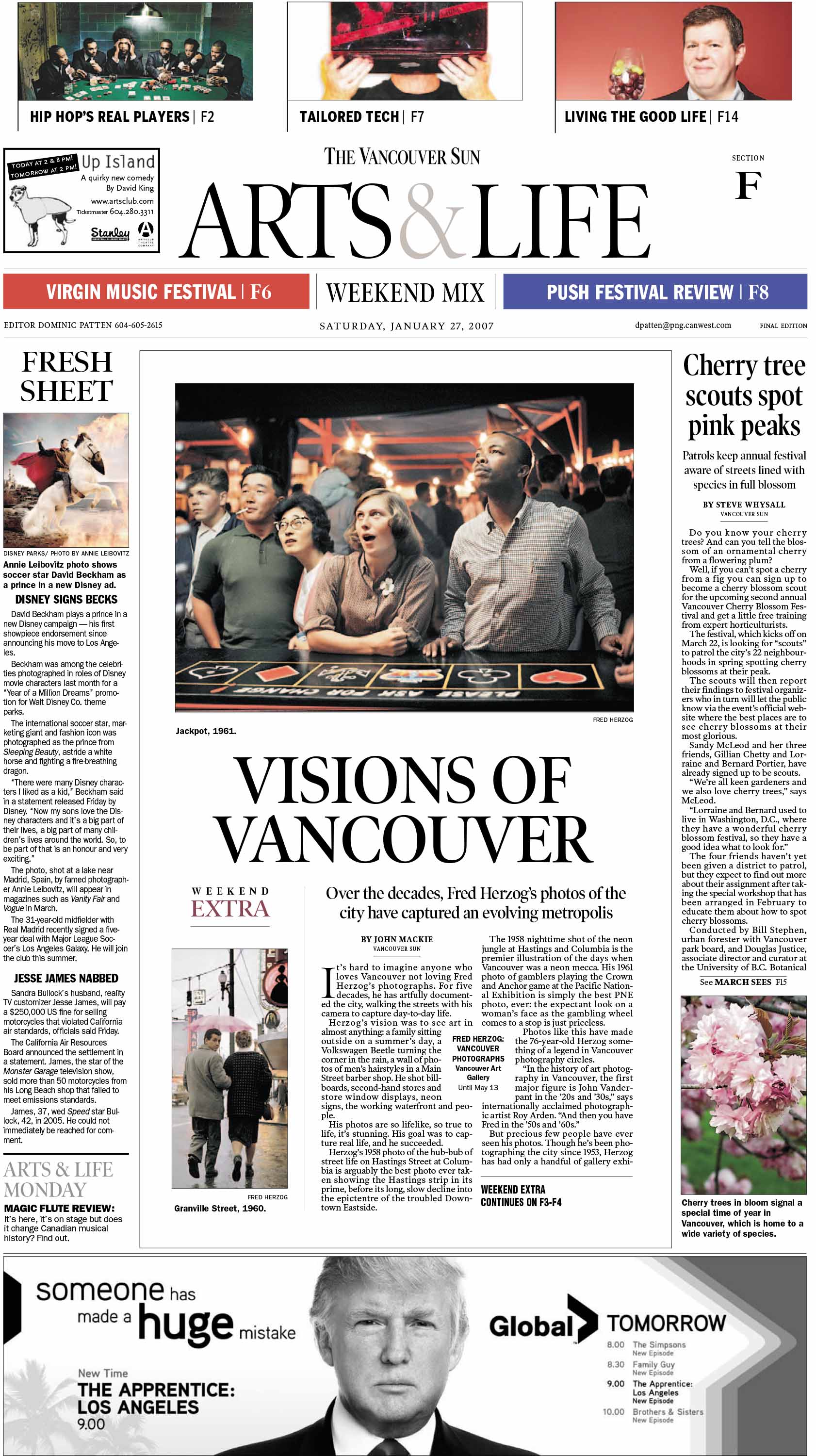 Vancouver Sun - January 27, 2007