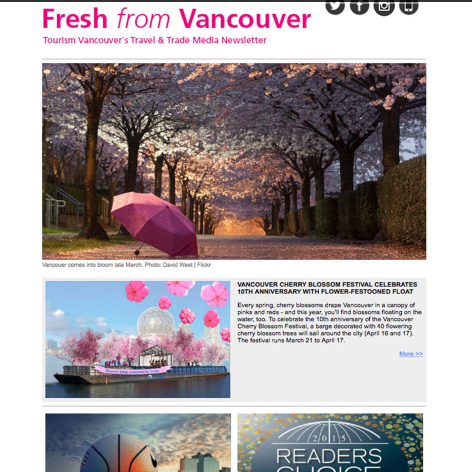 Tourism Vancouver - February 1, 2016